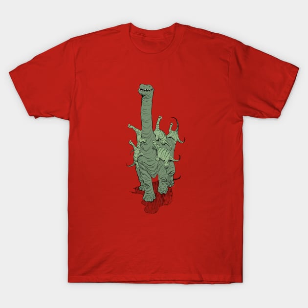 Proud Dinosaur T-Shirt by JimBryson